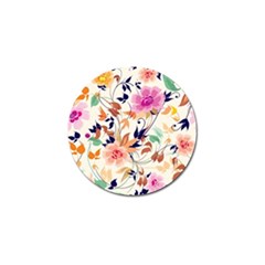 Abstract Floral Background Golf Ball Marker (4 Pack) by nateshop