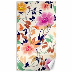 Abstract Floral Background Canvas 40  X 72 