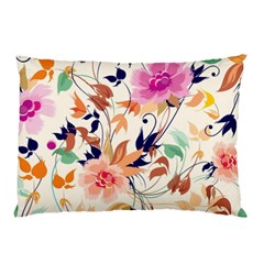 Abstract Floral Background Pillow Case (two Sides) by nateshop