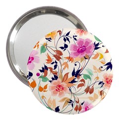 Abstract Floral Background 3  Handbag Mirrors by nateshop