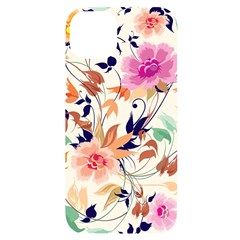 Abstract Floral Background Iphone 14 Plus Black Uv Print Case by nateshop