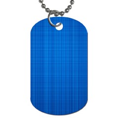 Blue Abstract, Background Pattern Dog Tag (two Sides) by nateshop