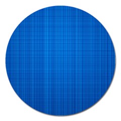 Blue Abstract, Background Pattern Magnet 5  (round) by nateshop