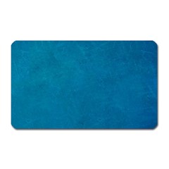 Blue Stone Texture Grunge, Stone Backgrounds Magnet (rectangular) by nateshop