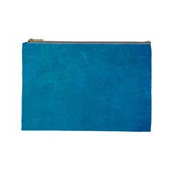 Blue Stone Texture Grunge, Stone Backgrounds Cosmetic Bag (large) by nateshop