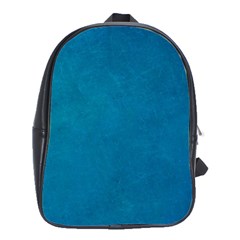 Blue Stone Texture Grunge, Stone Backgrounds School Bag (large) by nateshop