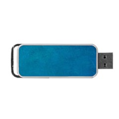 Blue Stone Texture Grunge, Stone Backgrounds Portable Usb Flash (two Sides) by nateshop