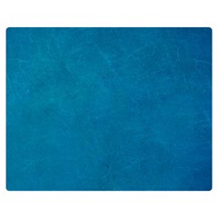 Blue Stone Texture Grunge, Stone Backgrounds Two Sides Premium Plush Fleece Blanket (medium) by nateshop