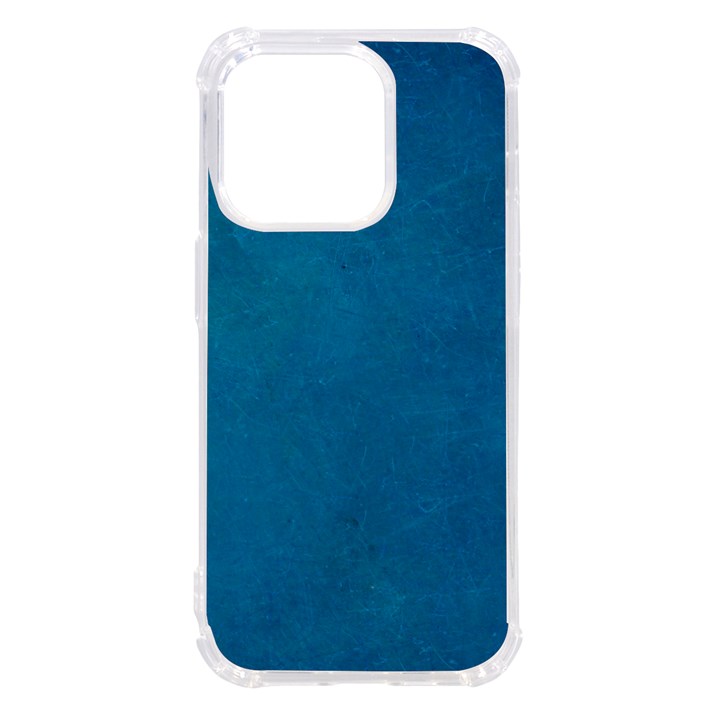 Blue Stone Texture Grunge, Stone Backgrounds iPhone 14 Pro TPU UV Print Case