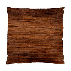 Brown Wooden Texture Standard Cushion Case (two Sides) by nateshop