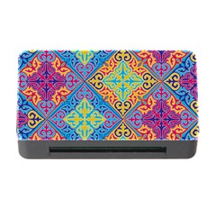 Colorful Floral Ornament, Floral Patterns Memory Card Reader With Cf