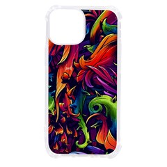 Colorful Floral Patterns, Abstract Floral Background Iphone 13 Mini Tpu Uv Print Case by nateshop