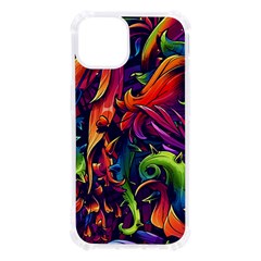 Colorful Floral Patterns, Abstract Floral Background Iphone 13 Tpu Uv Print Case by nateshop