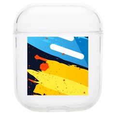 Colorful Paint Strokes Soft Tpu Airpods 1/2 Case by nateshop
