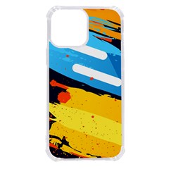 Colorful Paint Strokes Iphone 13 Pro Max Tpu Uv Print Case by nateshop