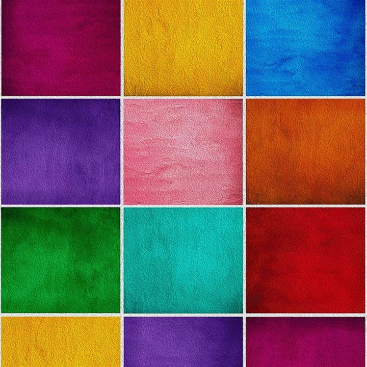 Colorful Squares, Abstract, Art, Background Play Mat (Rectangle)
