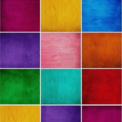 Colorful Squares, Abstract, Art, Background Play Mat (rectangle) by nateshop