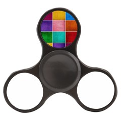 Colorful Squares, Abstract, Art, Background Finger Spinner by nateshop
