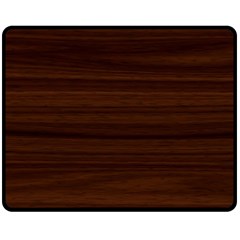 Dark Brown Wood Texture, Cherry Wood Texture, Wooden Fleece Blanket (medium) by nateshop