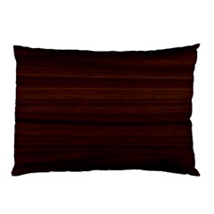 Dark Brown Wood Texture, Cherry Wood Texture, Wooden Pillow Case (two Sides) by nateshop