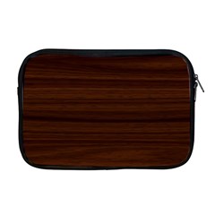 Dark Brown Wood Texture, Cherry Wood Texture, Wooden Apple Macbook Pro 17  Zipper Case by nateshop