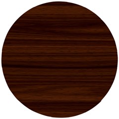 Dark Brown Wood Texture, Cherry Wood Texture, Wooden Wooden Puzzle Round by nateshop