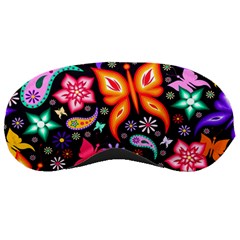 Floral Butterflies Sleep Mask by nateshop
