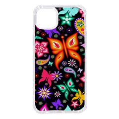 Floral Butterflies Iphone 14 Plus Tpu Uv Print Case by nateshop