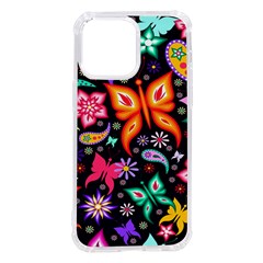 Floral Butterflies Iphone 14 Pro Max Tpu Uv Print Case by nateshop