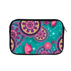 Floral Pattern, Abstract, Colorful, Flow Apple Macbook Pro 13  Zipper Case by nateshop