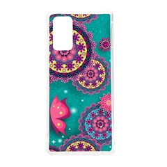 Floral Pattern, Abstract, Colorful, Flow Samsung Galaxy Note 20 Tpu Uv Case by nateshop