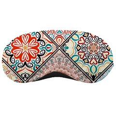 Flowers Pattern, Abstract, Art, Colorful Sleep Mask by nateshop