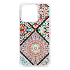 Flowers Pattern, Abstract, Art, Colorful Iphone 14 Pro Tpu Uv Print Case by nateshop