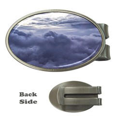 Majestic Clouds Landscape Money Clips (oval)  by dflcprintsclothing