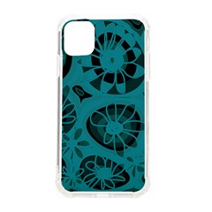 Mazipoodles Love Flowers - Just Dark Teal Iphone 11 Tpu Uv Print Case