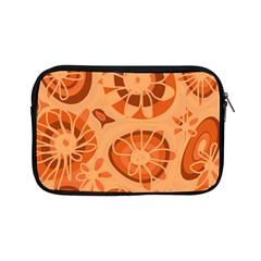 Mazipoodles Love Flowers- Just Orange Apple Ipad Mini Zipper Cases by Mazipoodles