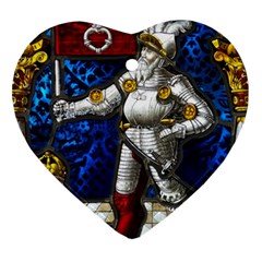 Knight Armor Heart Ornament (two Sides)