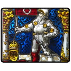 Knight Armor Two Sides Fleece Blanket (medium)