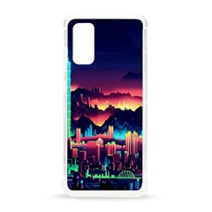 Cityscape Building Painting 3d City Illustration Samsung Galaxy S20 6 2 Inch Tpu Uv Case by Bedest