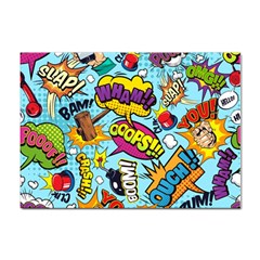 Graffiti Word Seamless Pattern Sticker A4 (100 Pack)