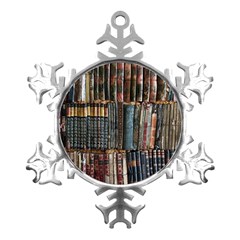 Psychedelic Digital Art Artwork Landscape Colorful Metal Small Snowflake Ornament