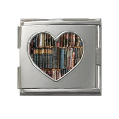 Pile Of Books Photo Of Assorted Book Lot Backyard Antique Store Mega Link Heart Italian Charm (18mm)