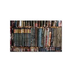 Pile Of Books Photo Of Assorted Book Lot Backyard Antique Store Sticker (Rectangular)