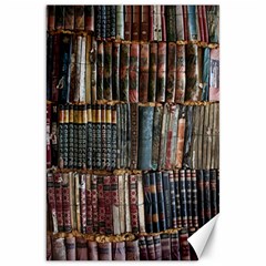 Pile Of Books Photo Of Assorted Book Lot Backyard Antique Store Canvas 20  x 30 