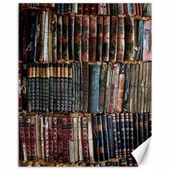 Pile Of Books Photo Of Assorted Book Lot Backyard Antique Store Canvas 11  x 14 