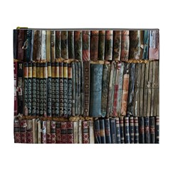 Pile Of Books Photo Of Assorted Book Lot Backyard Antique Store Cosmetic Bag (XL)