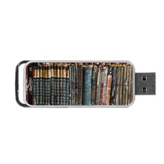 Pile Of Books Photo Of Assorted Book Lot Backyard Antique Store Portable USB Flash (Two Sides)