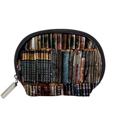 Pile Of Books Photo Of Assorted Book Lot Backyard Antique Store Accessory Pouch (Small)