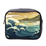 Sea Asia Waves Japanese Art The Great Wave Off Kanagawa Mini Toiletries Bag (Two Sides) Front