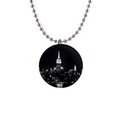 Photography Of Buildings New York City  Nyc Skyline 1  Button Necklace